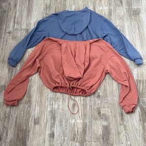 Blue and pink duo jacket